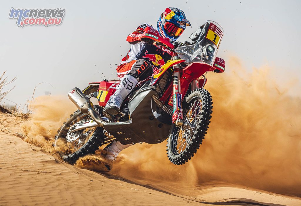 , Moto: Sanders espère avoir un coude assez fort pour la campagne de Dakar