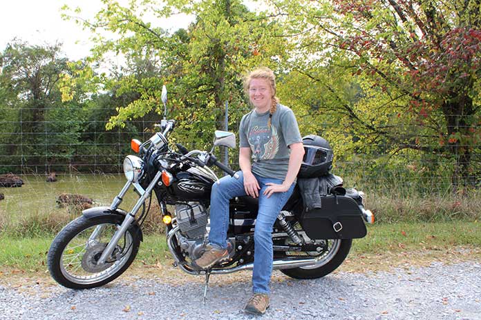 Allison Parker Honda rebelle 250