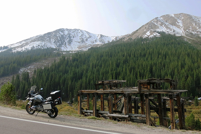 Balade en moto dans l'ouest du Colorado