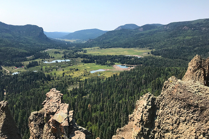 Balade en moto dans l'ouest du Colorado