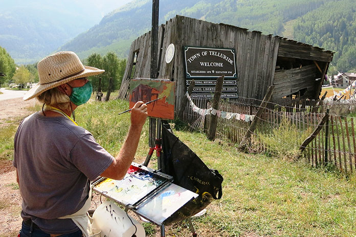 Balade en moto dans l'ouest du Colorado Telluride