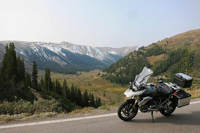 Balade en moto dans l'ouest du Colorado