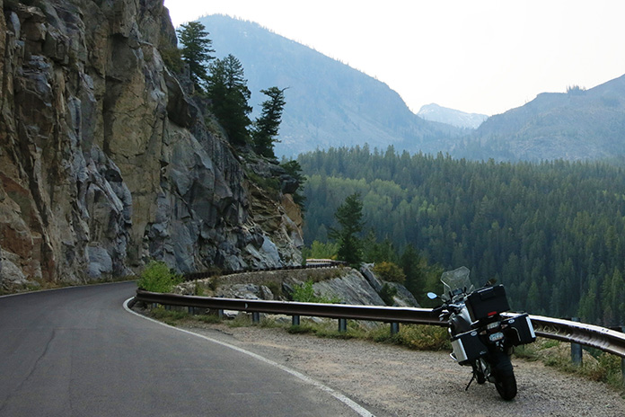 Balade en moto dans l'ouest du Colorado