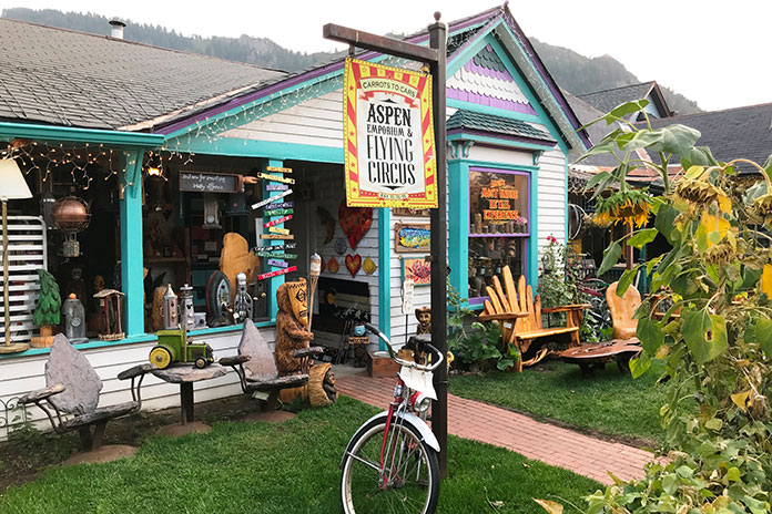 Balade en moto dans l'ouest du Colorado à Aspen