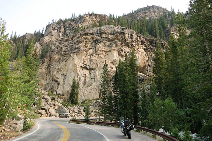 Balade en moto dans l'ouest du Colorado