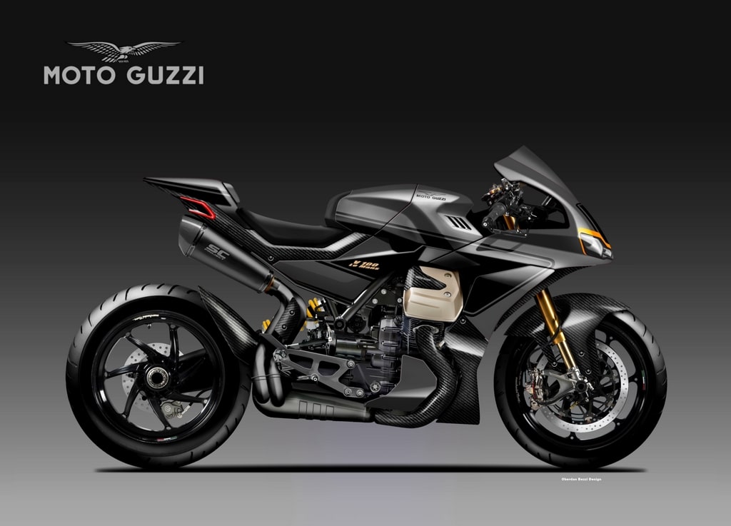 Moto Guzzi V100 Mandello S Photomontage