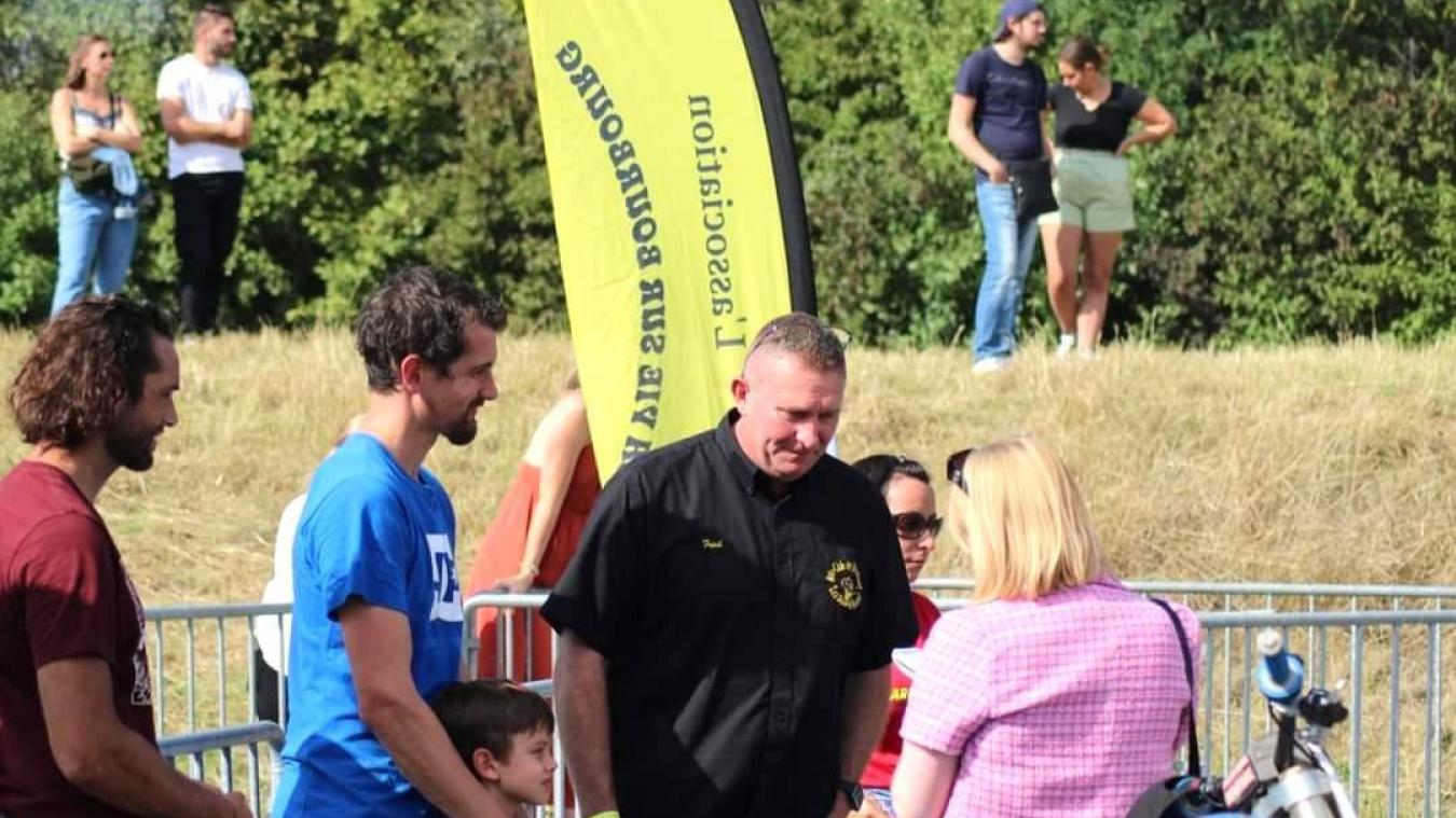Frédéric Mouillie lors de la dernière fête de la moto à Bourbourg.