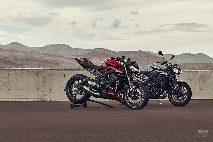 La Triumph Street Triple 2023 obtient plus de puissance et de meilleurs freins pour 2023.