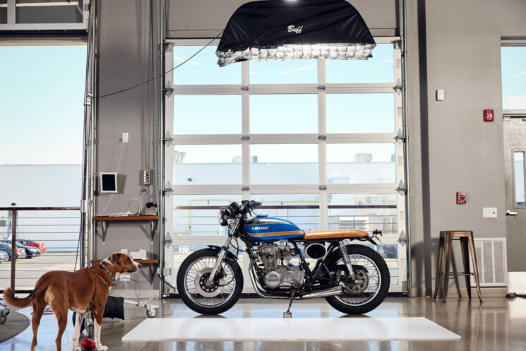 Restomod Kawasaki KZ400 par Andy Greaser