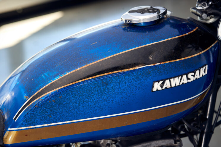 Restomod Kawasaki KZ400 par Andy Greaser