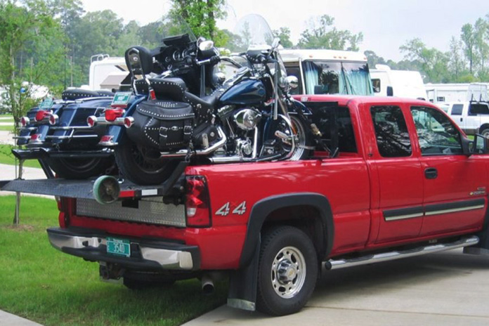 Système de chargement de motos PowerDeck AmeriDeck