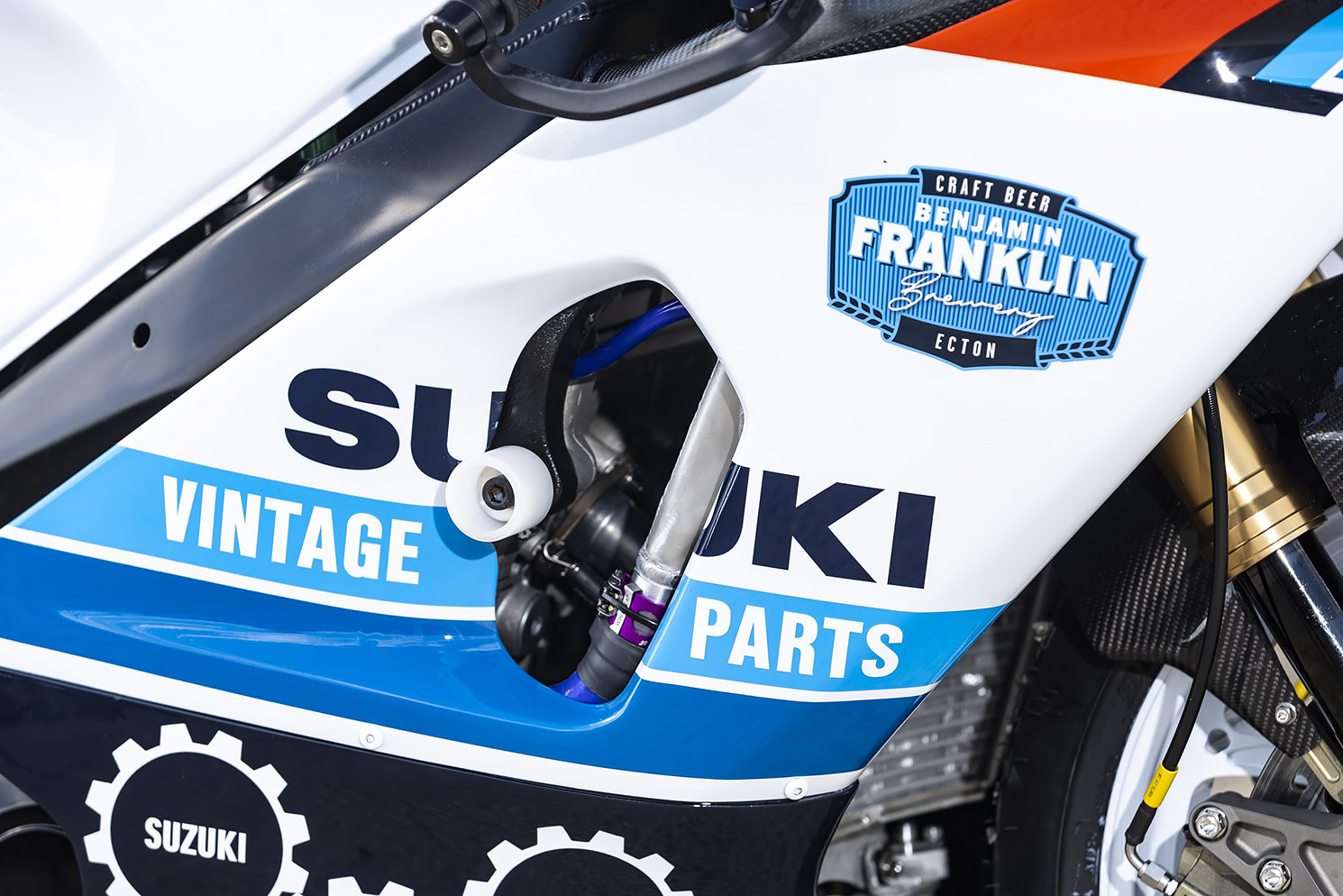 Vélo de course d'endurance Team Classic Suzuki GSX-R1000