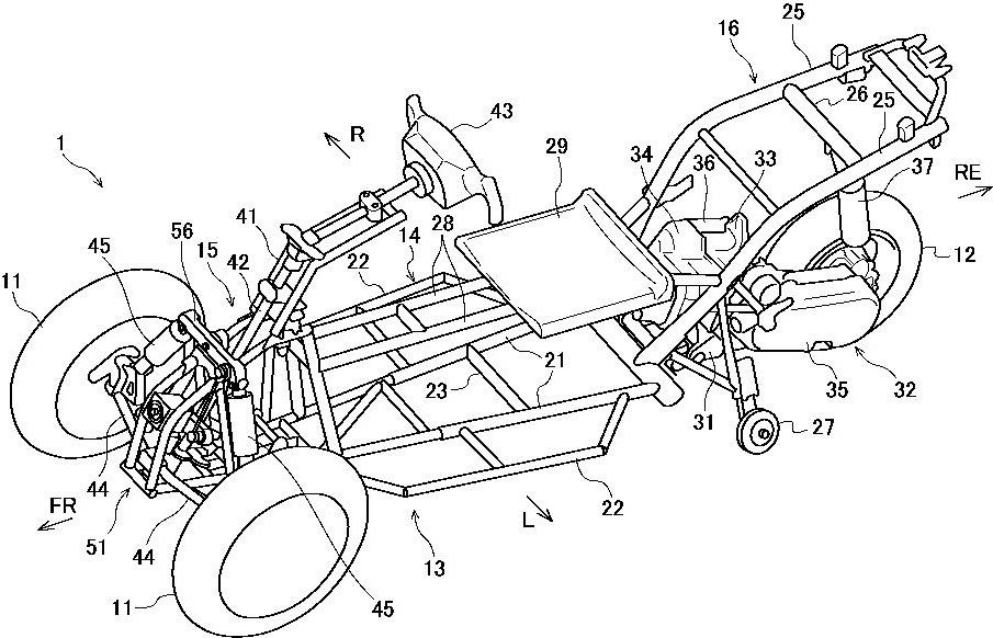 , Moto: Mises à jour du concept de tricycle inclinable de Suzuki