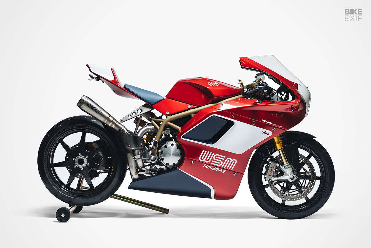 Superbike personnalisée Ducati SBK par Walt Siegl