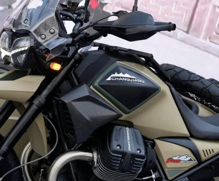 , Changjiang Deffender 750 : incroyable… la Moto Guzzi V85TT chinoise…