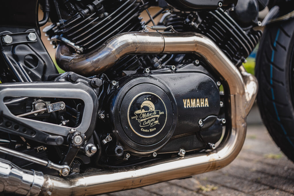 , Moto: CAFÉ COSTA RICAIN : Yamaha XV750 par MotorAll Customs.