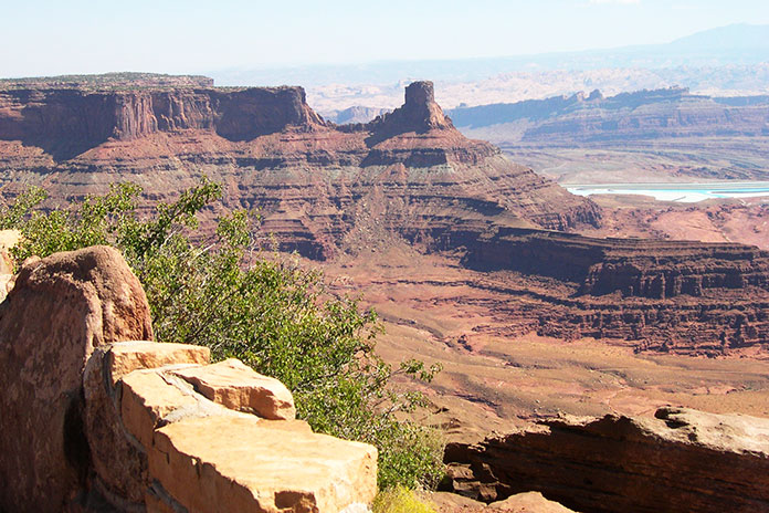 Promenade en moto de Denver à Moab dans le parc d'État de Dead Horse Point
