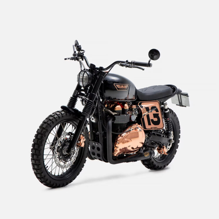 Scrambler de rue Triumph Bonneville par Tamarit Motorcycles