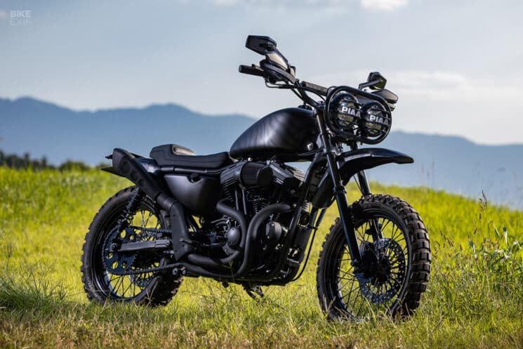 , Moto: Brutester : un brouilleur Harley Sportster 883 animalier du Japon