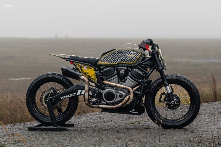 , Moto: Pan X : le tracker plat Harley Pan America épicé de Motocrew