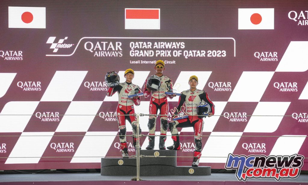 Podium ATC Qatar Race One - 1), 2), 3)