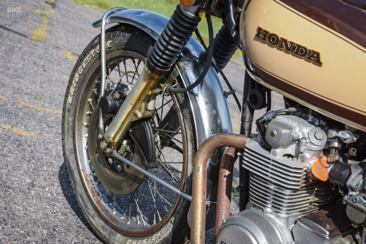 Reconstruction des fourches Honda CB550