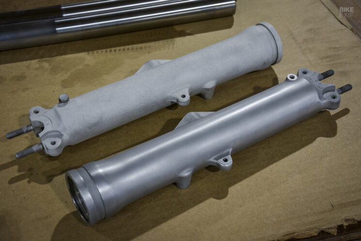 Révision de la suspension de moto classique