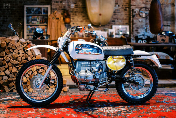 BMW R80 inspirée de l'ISDT par Kingston Custom