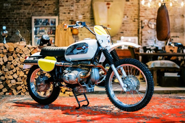 BMW R80 inspirée de l'ISDT par Kingston Custom