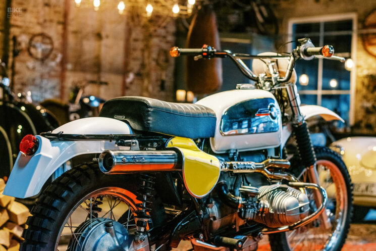 BMW R80 inspirée de l'ISDT par Kingston Custom