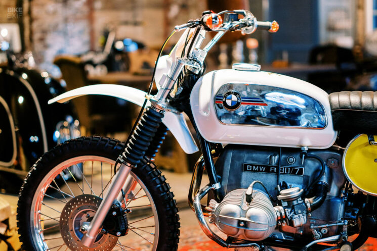 BMW R80 inspirée de l'ISDT par Kingston Custom