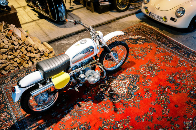 BMW R80 inspirée de l'ISDT par Kingston Custom