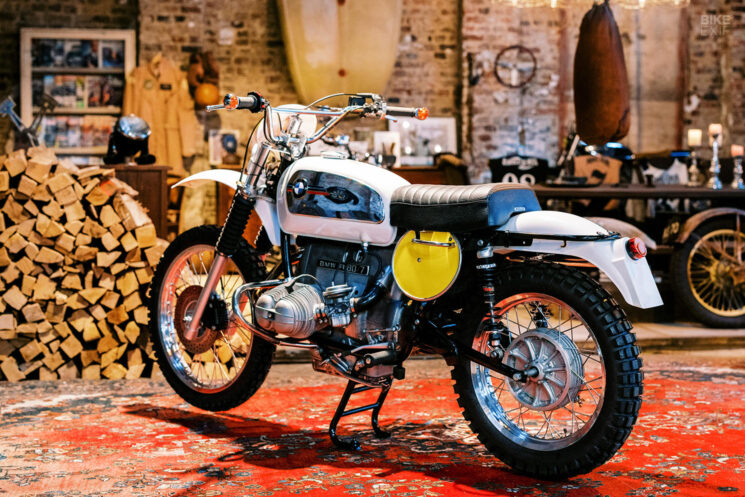BMW R80 inspirée de l'ISDT par Kingston Custom