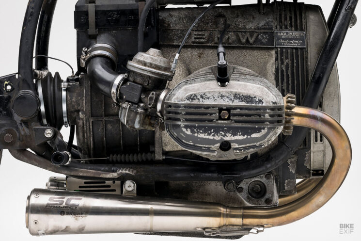 Patine BMW R80 personnalisée construite par WalzWerk