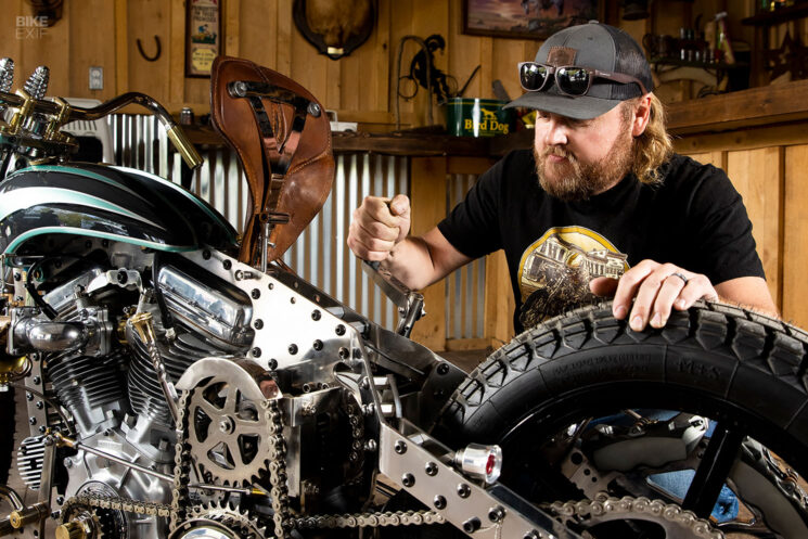 Harley Panhead de Sean Jackson de Biltwell People's Choice