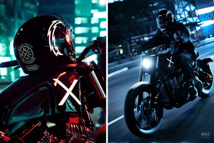 QUARTIER x Rough Crafts personnalisé Harley Street Bob