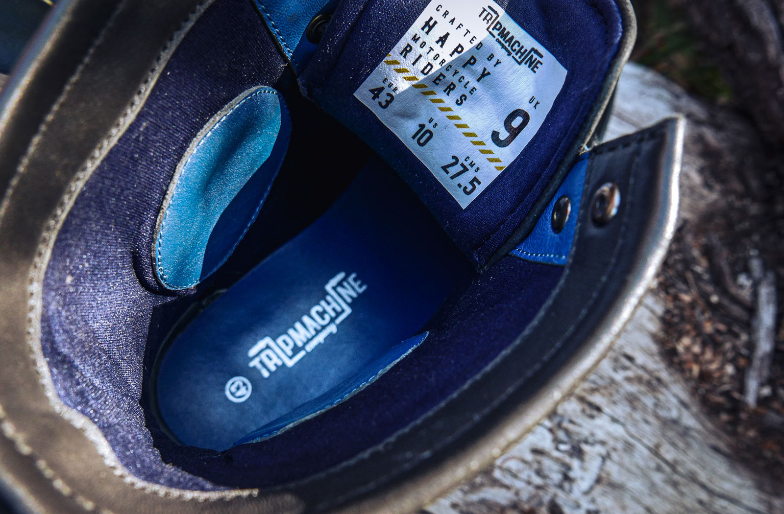 Examen des bottes à bout Moc Trip Machine