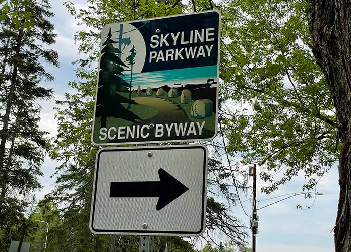 Balade préférée Duluth Minnesota Promenade en moto Skyline Parkway