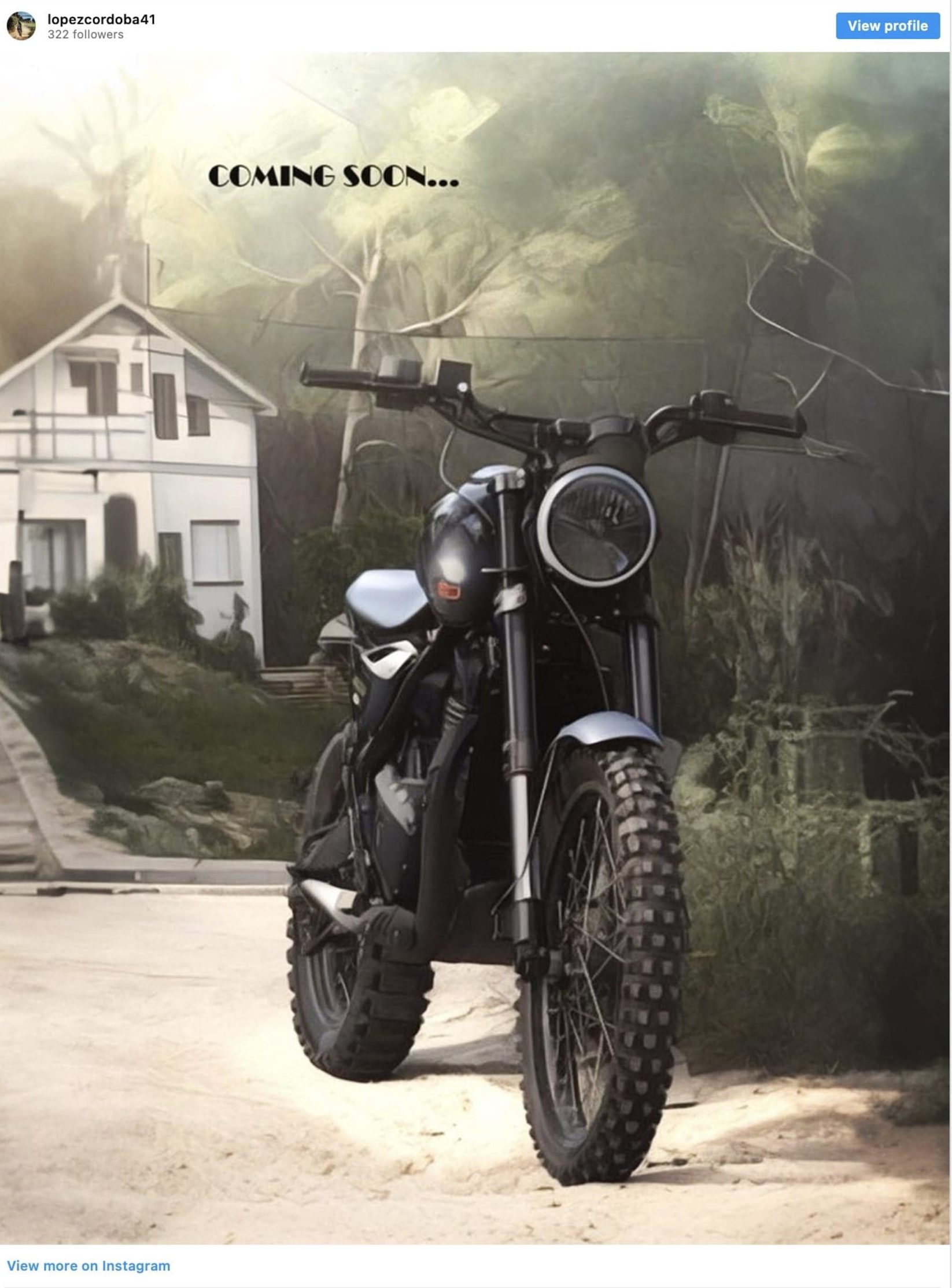 Une vue d'un projet personnel de Felipe Lopez.