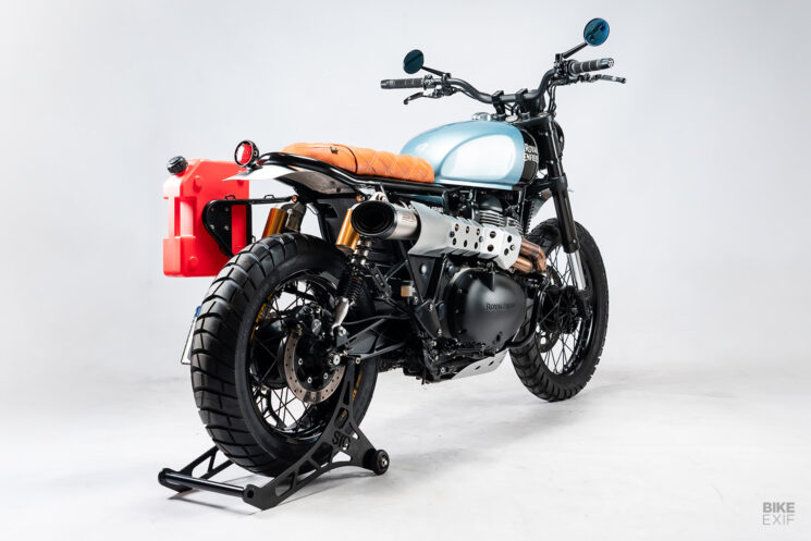 Royal Enfield 650 scrambler par STG Tracker