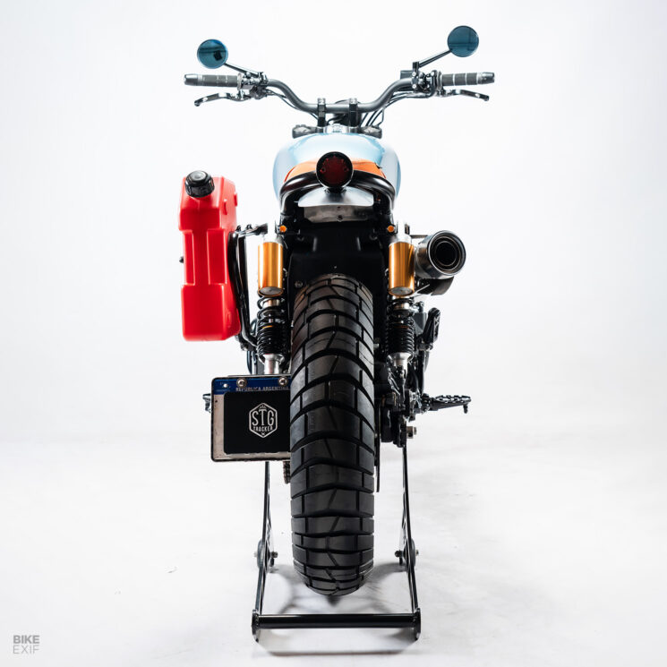 Royal Enfield 650 scrambler par STG Tracker