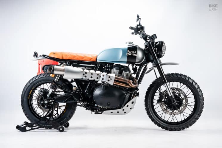 , Moto- Amoureux de la boue sous couverture : un scrambler Royal Enfield 650 d’Argentine