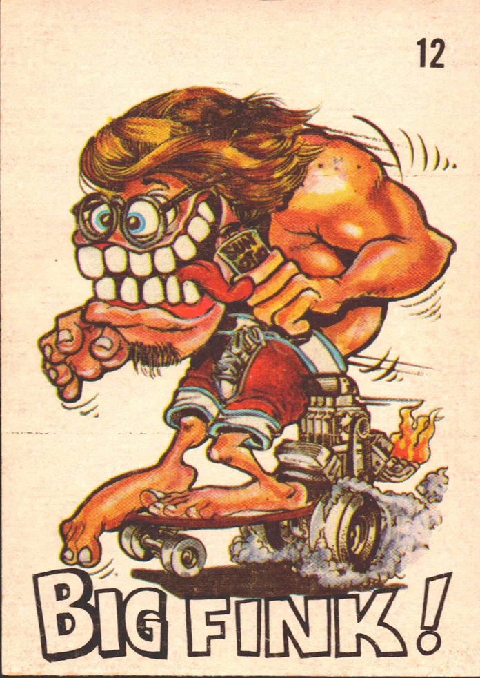 Chris Gordon V8 Skateboard Uli Cloesen Big Fink Monster sur skateboard