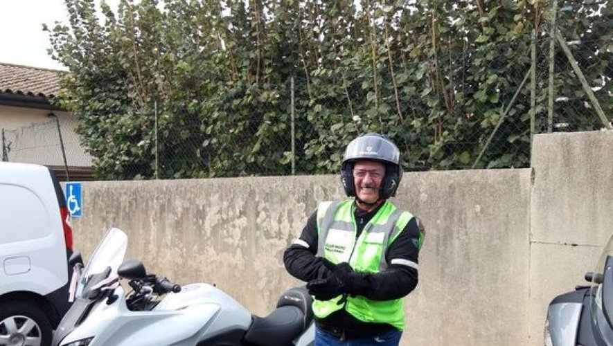 , Michel Cathary, présidentdu moto club palajanais