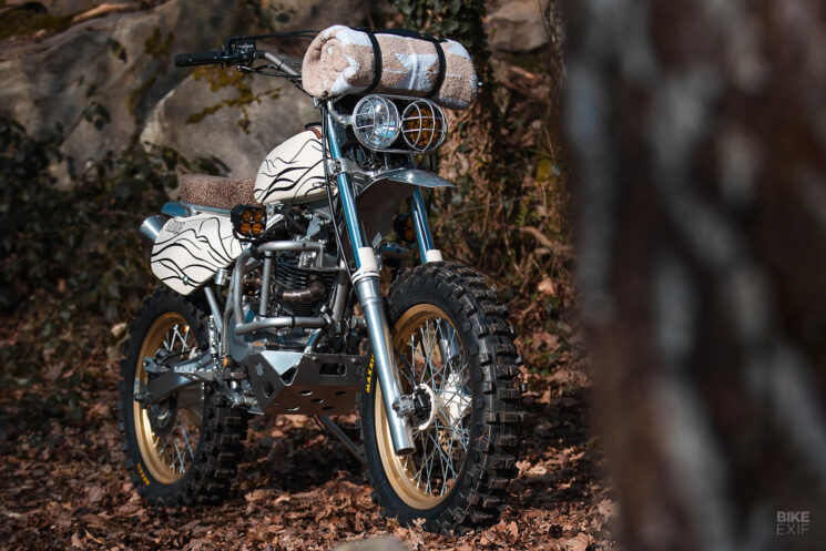 Suzuki DR350 Scrambler par Le Cent Vingt Cinq