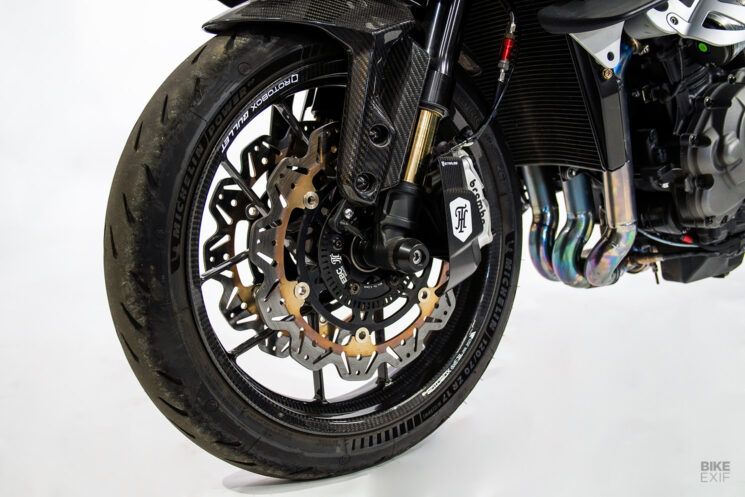 Triumph Speed suralimenté Triple 1200 RR par Thornton Hundred