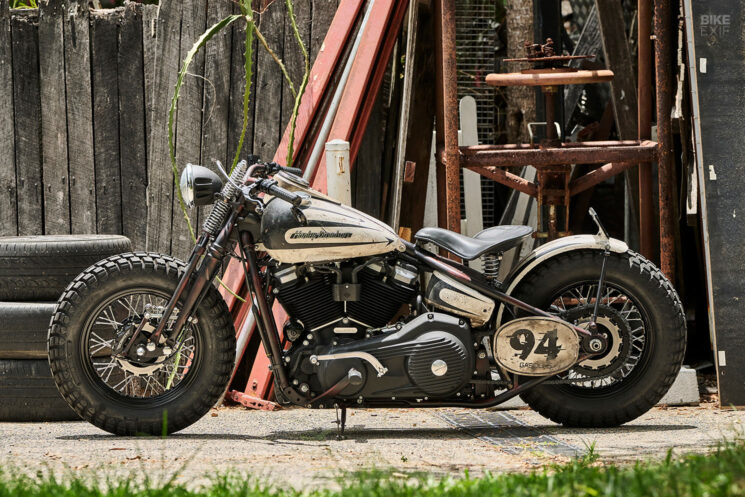 Harley-Davidson Softail Beach Racer par Gasoline Motor Co.