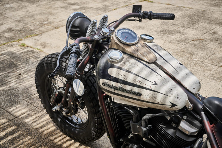Harley-Davidson Softail Beach Racer par Gasoline Motor Co.