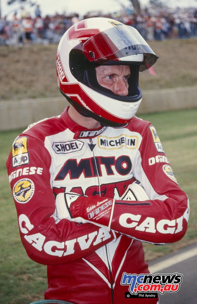 Eddie Lawson à l'AGP en 1991