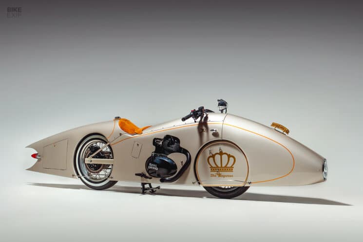 , Moto : The Kingsman: A 3,9 mètres Royal Enfield Fushun 650 par Kingston Custom